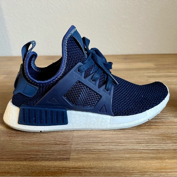 Adidas Women's Sneaker Size 7 NMD R1 Blue Contrast Stitch Boost EUC - Picture 5 of 12